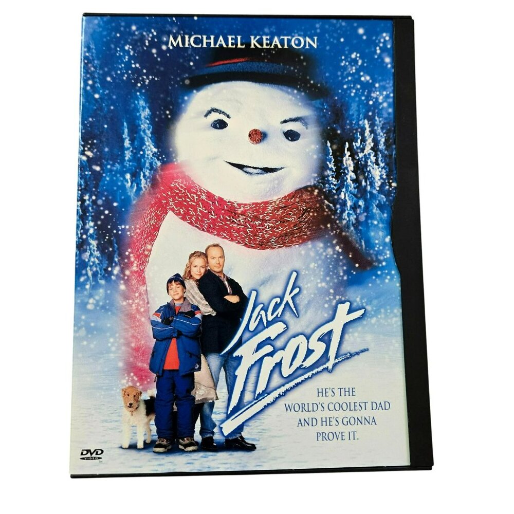 Jack Frost DVD 1998 Michael Keaton Family Christmas Movie Tested Works VG
